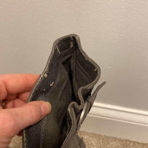 Aldo gray suede wedge boots. Size 7. - Picture 7 of 7